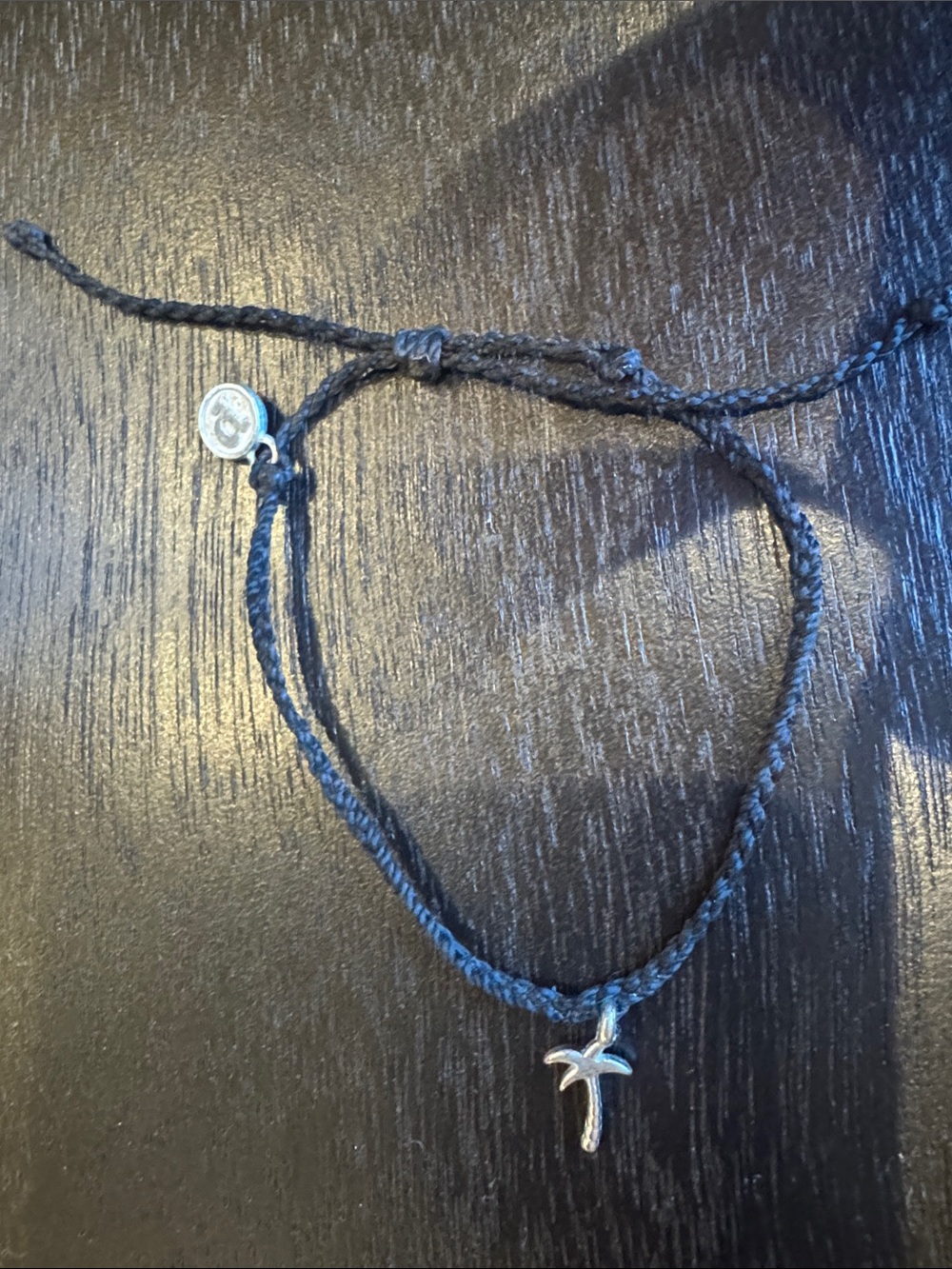 Pura Vida Black Braided Palm Tree Bracelet